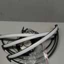 Mayful Modern LED Chandelier, Black Pendant Light, Adjustable Height Chandeliers with Circular Ring Shape, Modern Chandeliers for Dining Room Kitchen Island Living Room Bedroom, 6000K Daylight