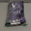 ASENKU Dog Winter Coat, Fleece Doggie Jacket Plaid Reversible Vest Waterproof Windproof Cold Weather Clothes for Small Medium Large Dogs (XXL, Purple)