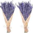 Dried Lavender Bundles, Uieke Natural Dried Lavender Flowers 280-300 Stems 16 for Home Weeding Decoration Flower Arrangements Home Fragrance 2 Bundles