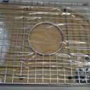Serene Valley Sink Bottom Grid 20" X 13", Centered Drain with Corner Radius 2", SVM2013C, Medium