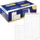 Xxcxpark 250 PCS 9x12 inches Security Catalog Envelopes Printable Self Seal Envelopes, Anti Tear White Kraft Envelopes for Invitation Cards, Pictures, Photos, Documents