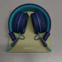 Kids Headphones - noot products K11 Foldable Stereo Tangle-Free 3.5mm Jack Wired Cord On-Ear Headset for Children/Teens/Boys/Girls/Smartphones/School/Kindle/Airplane Travel/Plane/Tablet (Navy/Teal)