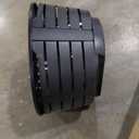 TIKI Patio Fire Pit Bundle  25-Inch Smokeless Wood Burning Outdoor Fire Pit for Backyard, Patio, Deck & Garden with Removable Ash Pan, Stand & Weather-Resistant Cover  Modern Black Stainless Steel