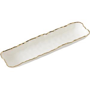 Pampa Bay Cracker Tray, Portofino, Kitchen, Gift, 13 x 3 x 2 Inch, POR0010WG