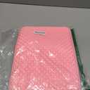 RAINYEAR 15 Inch Laptop Sleeve Diamond Foam Shock Resistant Neoprene Padded Case Fluffy Lining Protective Zipper Cover Carrying Bag Compatible with 15.4 MacBook Pro Touch Bar A1707 A1990(Pink)