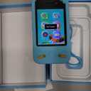 Kids Smart Phone Toy  Toddler Cell Phone 2.8" Touchscreen Dual Camera with 20 Puzzle Games, Safe No WiFi for Kids 36, Educational Play Phone, Durable for 5 Year Old Boys Girls (Blue)