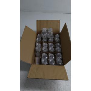 Glass Jar With Glass Lid 3" 24 Pcs