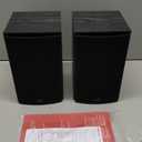 Polk Audio T15 Home Theater and Stereo Bookshelf Speakers  Deep Bass Response, Dolby and DTS Surround, Wall-Mountable, Pair, Black