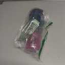 Water Bottle with Straw, 32oz Motivational Water Bottles with Time Marker to Drink, Tritan BPA Free, 1L Sports Water Bottle with Carry Strap LeakProof for Women Gym Fitness Outdoor (1 Pack) (Blue Purple)