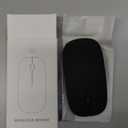 SUNGI Bluetooth Mouse for Laptop/MacBook/iPad/Android PC,Rechargable Quiet Slim Wireless Mice Compatible with Windows/Linux/Tablet,Black