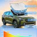 Sun Shade Sunshade for Subaru Outback 2020-2024 2025 Windshield Cover,4-Layer Front Window Shade Custom fit Outback SUV,Base,Premium,Limited,Touring Sun Visor 240T Foldable Shade Car Accessories