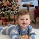 Heart's Sign Babys First Christmas Ornament 2025 | My First Christmas 2025 | Our First Xmas as Family of Three Ornament