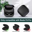 Wireless Charging Case for Beats Fit Pro, Replacement Charger Case for Beats Fit Pro with Bluetooth Pairing, 700mAh Built-in Battery, Support Wireless and Wired Charging, Not Include Earbuds
