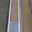 PetSafe Sliding Glass Pet Door - No-Cut DIY Install Doggy Door for Renters - Aluminum Frame - Adjustable Height 75 7/8" to 80 11/16" - Ideal for Medium Dogs Up to 40 lb - White