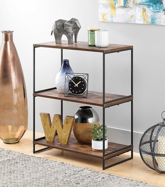Modern Industrial 3-Tier Shelf
