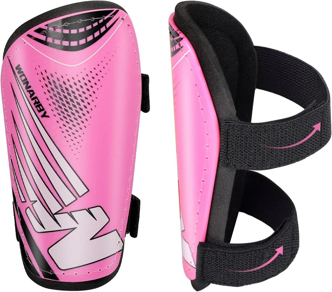 Shin Guards Soccer Youth Kids - Shin Guard for Boys Girls Teenagers Toddler 2-18 Years Old - Football Shin Pads Protection Equipment with Adjustable Straps XS