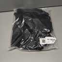 Women's 2 Piece Outfits Linen Vest Waistcoat Dressy Casual Sets Wide Leg Pants Suits (Black) Small 