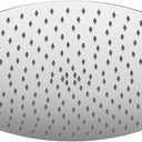 16 Inch Rainfall Shower Head, BSTIIU Stainless Steel Round Shower Head, Extra Large Ceiling Mount Shower Heads, Brushed Nickel