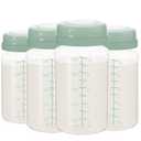 10oz Breastmilk Storage Bottle, Compatible with Momcozy Milk Cooler 22oz & Spectra Pumps, Wide-Neck Collection Bottles for Pumping & Fridge, BPA-Free, Breastfeeding Essentials, 4PCS
