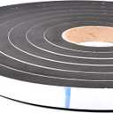 Sponge Neoprene Stripping W/Adhesive 3/4in Wide X 3/4in Thick X 15ft Long