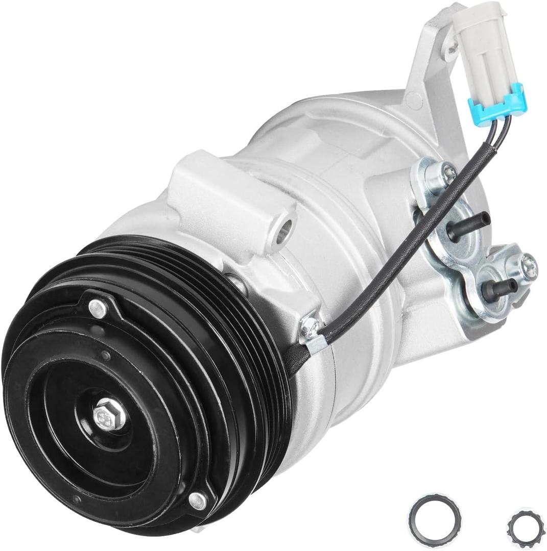New Air Condition AC Compressor with Clutch for 2006-2014 Chevrolet Express 1500 2500 3500, for 2010-2013 Suburban 1500 2500 Cadillac Escalade & GMC Yukon XL/Savana, 2000-2009 Tahoe 4.8L 5.3L 6L 6.2L