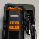 1-Touch Dog Bark Deterrent Devices with 3 Sonic Heads,Portable 50ft Range Anti Barking Device for Dogs,Rechargeable & Safe Dog Training Tool with Flashlight,Helps Improve Dog's Behavior Orange