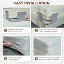 Bed Sheet Holders for Corners Keep Sheets Firm & Tight, Secure Fitted Sheet Holders for Corners, Sheet Fasteners with Lock Straps, Durable Bedding Clips (4Pack, Grey)