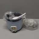 Aroma Housewares 4-Cup Rice Cookers (ARC-302NGBL and ARC-302NG) Bundle, Blue and White