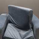 Kids Couch, 2-in-1 Toddler Chair Comfy 1-3 Years, Convertible Kids Chair, Toddler Couch That Fold Out, Kid Lounge Chairs for Boys and Girls, Soft Coral Fleece, Blue