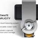 Nespresso Vertuo Coffee & Espresso Maker by De'Longhi, Silver Silver coffee machine. Brews 4 cup sizes with Centrifusion extraction for barista-grade coffee and espresso at home