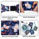 Paw Legend Washable Dogs Diapers Male Dog Belly Bands for Male Dogs Diapers Reusable Puppy & Doggie Diapers Male (5 Pack, Large)