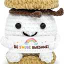 Tiny Detalles Mothers Day Positive Smores Crochet 2026, Inspirational Gifts for Women Men on Birthday, Retirement, Christmas, Daycare Mothers Day Gifts for Mom, Sisters, Family