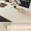 VEELIKE Cream Beige Wood Contact Paper Peel and Stick Waterproof Wood Grain Contact Paper for Countertops Desk Cabinets 24''x118'' White Wood Wallpaper Self Adhesive Vinyl Kitchen Counter Top Covers