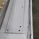 Zenna Home Over The Toilet Storage Cabinet, Wooden Bathroom Storage Organizer with Glass Doors and 3 Shelves, Bathroom Space Saver that Fits Above Toilet, White