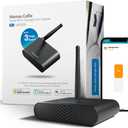 meross Smart Garage Door Opener Remote with External Antenna, Up to 3 Single Doors, Compatible with Apple HomeKit,  Alexa, Google Assistant, SmartThings, App Control, No Hub Needed