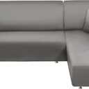 NAISI Couch Cover L Shape 2 Pieces Sofa Cover Soft Stretch Slipcovers with 2pcs Pillowcases Furniture Protector Sectional Couch Covers 3 Seater + 3 Seater(Silver Grey)