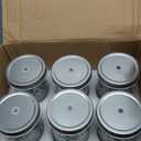 VERONES Wide Mouth Mason Jars 22 oz, 22 OZ Mason Jars Canning Jars Jelly Jars With Wide Mouth Lids, Ideal for Jam, Honey, Wedding Favors, Shower Favors, 6 PACK,EXTRA 6 Lids with Straw Hole