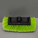 Forgrace 12" Car Wash Brush with Soft Bristle Auto RV Truck Boat Camper Car Exterior Washing Heavy Duty Tri-Level Dip Green