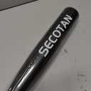 Secotan Baseball Training Bat - Ultra Lightweight Bat - Durable and Sturdy Aluminum Bat - Ideal for Softball Hitting Practise - Versatile Design Bats (28inch, Matte Black)