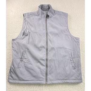 Coofandy Men's Size M Gray Casual Vest Lightweight Full-Zip Pockets