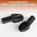 2Pcs Adapters for SRAM AXS Wireless Blips | Recumbent Bar Mounts | Aerodynamic End Cap Design | Secure Attachment-Easy Access-Minimizes Drag | for Time Trial and Road Bikes