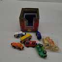 Atoylink Toddler Sorting and Stacking Toys with Magnetic Wooden Cars & Community Helpers, Baby Number Blocks Nesting Boxes Preschool Learning Montessori Toys for 1 2 3 Year Old Boys Girls Gift (Occupation)