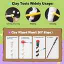 Amazon.com: Col-Pary DIY Magic Wand Making Kit, Painting Art Craft Set, Wizard Glasses for School Activities Supplies,Kid Gift,Student Rewards,Magic Birthday Party,Halloween Dcor, 63 PCS in All : Toys & Games