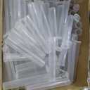 Plastic Pill Bottles (116mm, 4.6 Inch 500-Pack) | Child Resistant Pill Tubes for Travel | Small Medicine Tube for Spices | Airtight, UV Resistant & Waterproof (Clear Plastic)