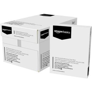 Amazon Basics 30% Recycled Multipurpose Copy Printer Paper, 8.5 x 11 Inches, 20 lb, 10 Ream, (5,000 Sheets), 92 Bright, White