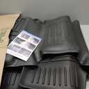 Car Floor Mats for Toyota Camry: 2007-2011 All Weather Interior Accessories, TPE Tech Rubber Black Front Rear Liners, Full Coverage Automotive Carpets Set Custom Fit for Camry 2011 2010 2009 2008 2007