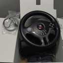 SUBSONIC - Superdrive SV250 Steering Wheel. Racing Wheel with pedals and Gearshift Paddles - 22 cm Diameter, 180 Roation Angle - For Nintendo Switch 2 - Switch - PS4 - Xbox Series X/S, Xbox One & PC