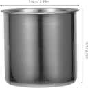 PRETYZOOM Stainless Steel Rice Measuring Cup 1 Cup 8.45 Oz Kitchen Scoop for Rice Cooker and Cooking Ingredients