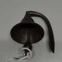 Wlayu Iron Logan Dinner Bell - Feel The Vibe of Traditional Family Meals and Gatherings. Made of Heavy Cast Iron