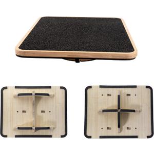 Professional Wooden Balance Boards for Adults - 350LBS Anti-Slip Balance Boards Design for Physical Therapy,Under Desk,2 Easy Setup Methods,Durable & Stable Wooden Boards